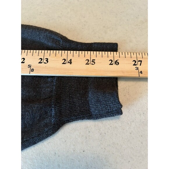 Black And Brown Brand Collared Sweater Mens XL 100% Merino Wool Dark Gray - Picture 5 of 6